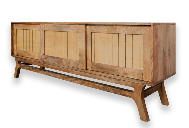 Granada Sliding door Wood Media Credenza