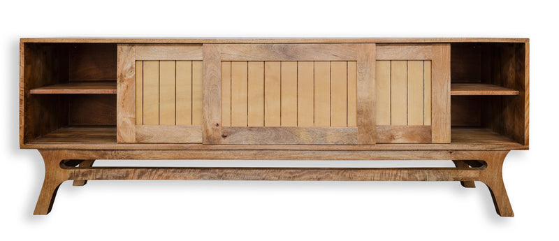 Granada Sliding door Wood Media Credenza
