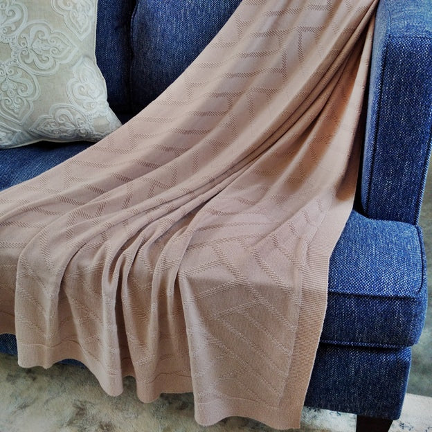 Laura Blush Throw