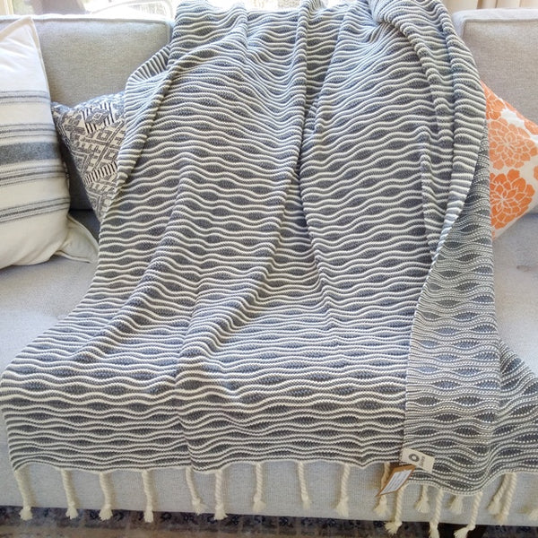 Nuwave Grey Throw